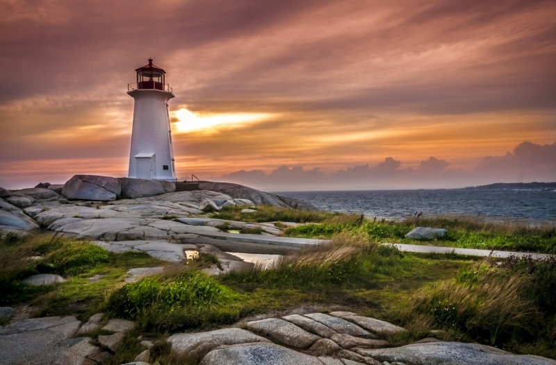 canada-experience-peggys-cove-faro-tramonto-rocce-featured