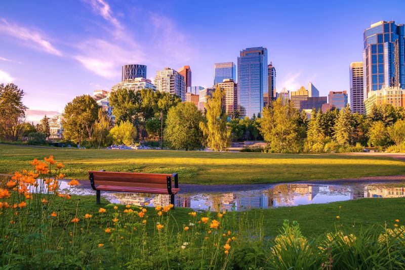 canada-experience-Summer-park-views-of-downtown-Calgary